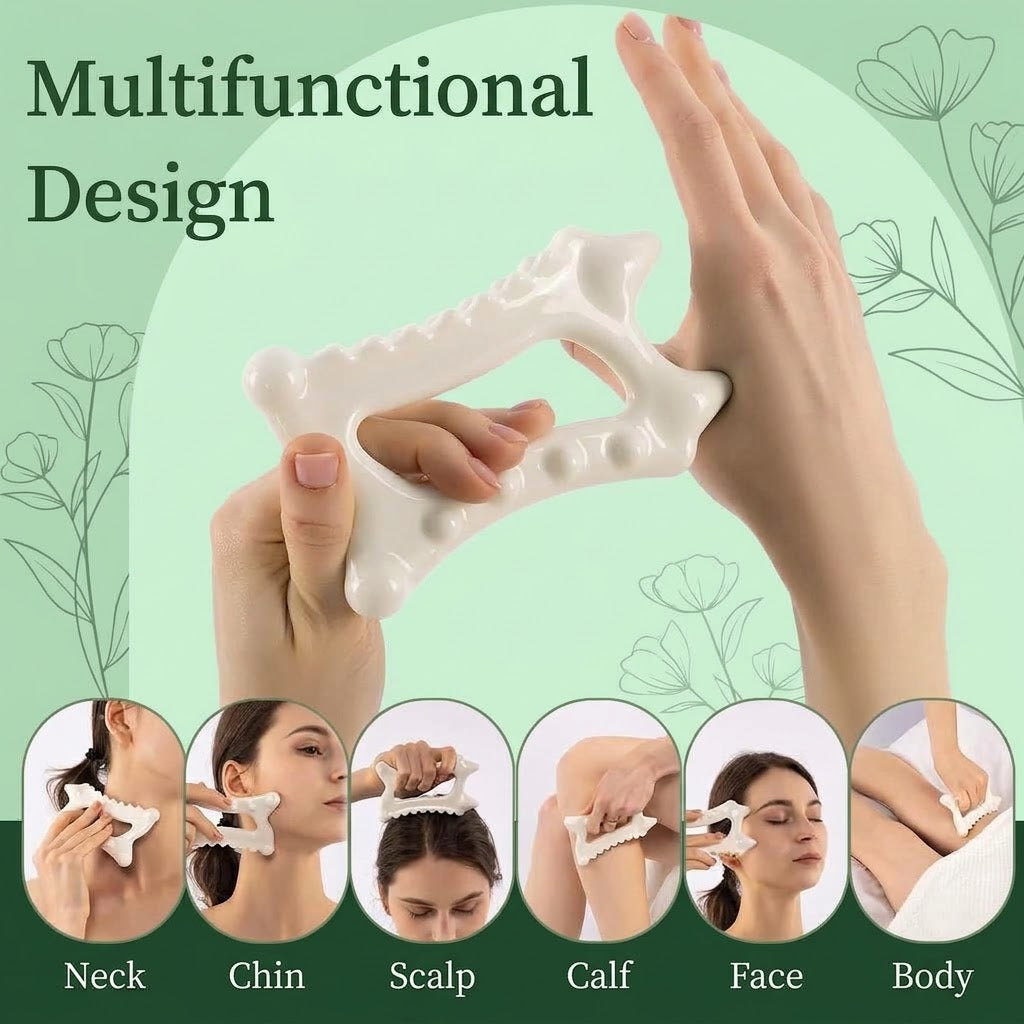 Professional Gua Sha Massage Board - Face & Body Beauty Tool