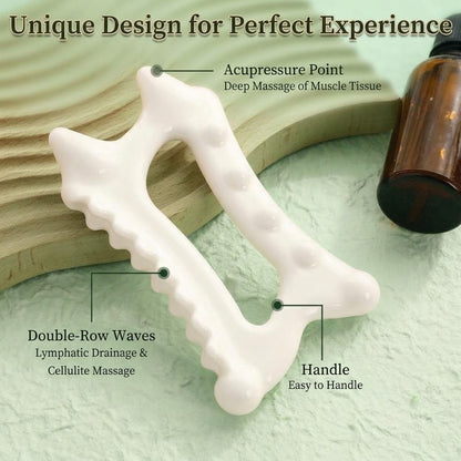Professional Gua Sha Massage Board - Face & Body Beauty Tool