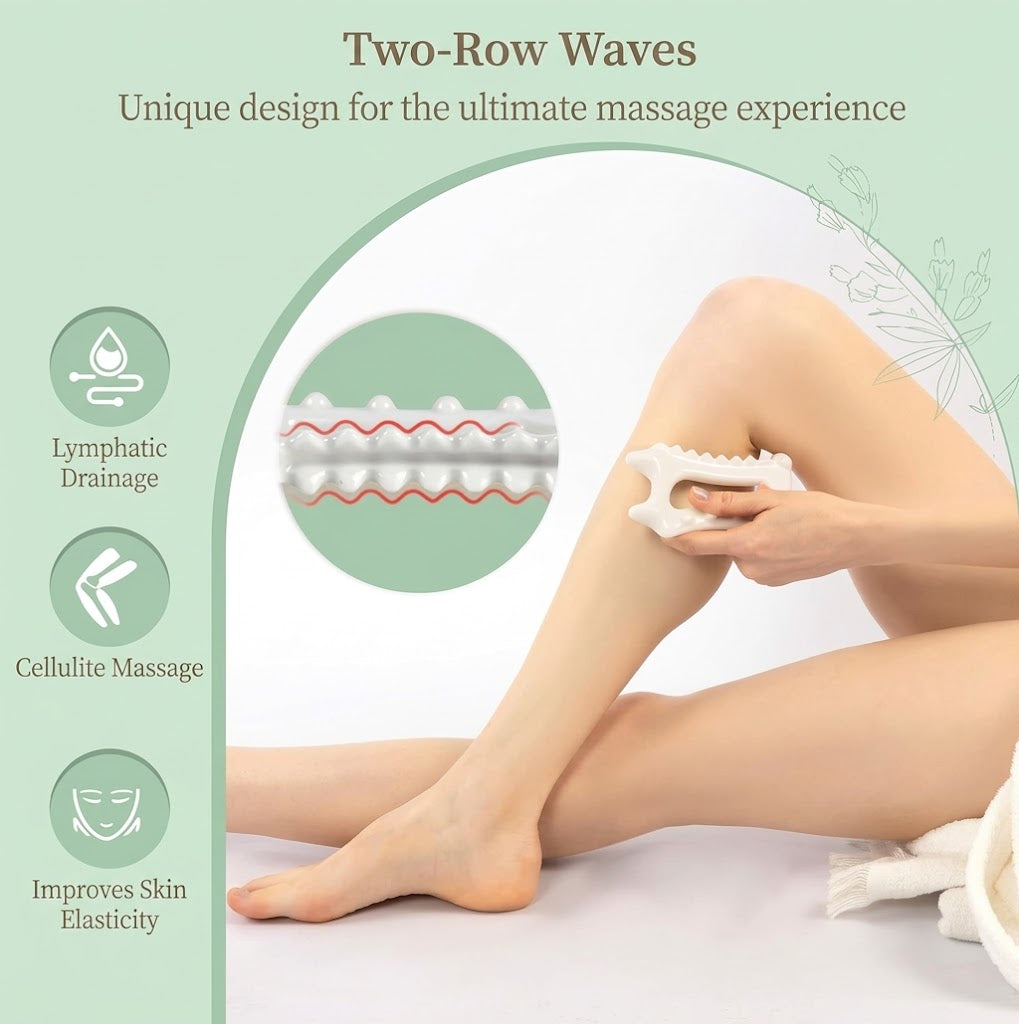 Professional Gua Sha Massage Board - Face & Body Beauty Tool